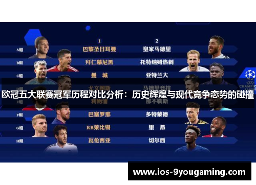 欧冠五大联赛冠军历程对比分析：历史辉煌与现代竞争态势的碰撞